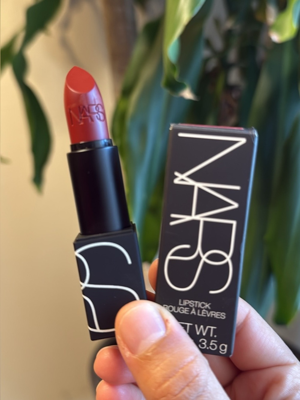 NARS Satin Brick Red Lipstick